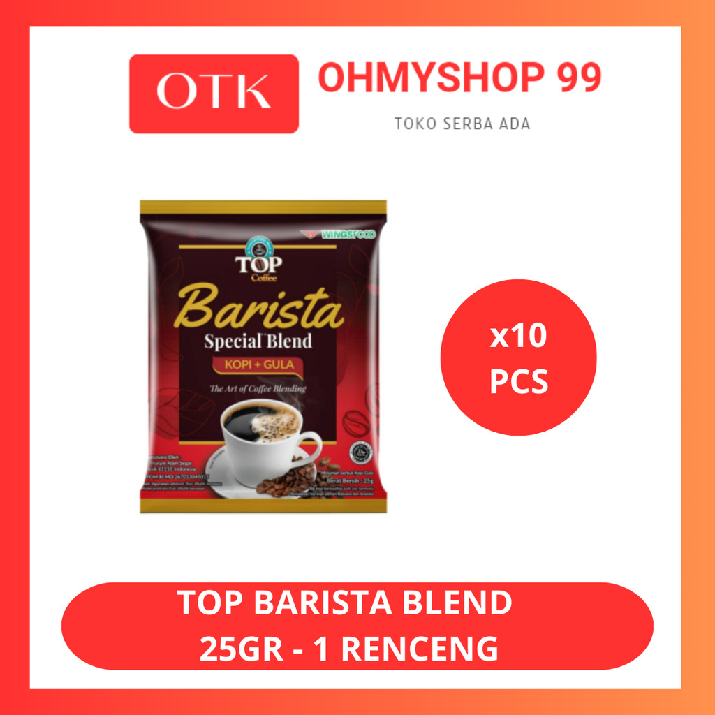 

Top Coffee Kopi Top Barista Special Blend 25gr - 1 Renceng