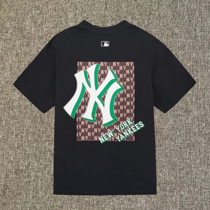 BAJU KAOS ATASAN PRIA MLB Korea Monotive NY Yankees Tee Black PREMIUM TSHIRT