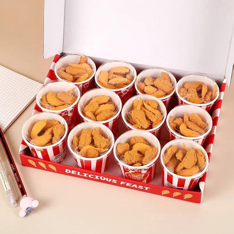 

Creative Eraser Cartoon Simulation Family Bucket Fried Chicken Set Drumstick Eraser Kawaii Stationery For Kids Rubber