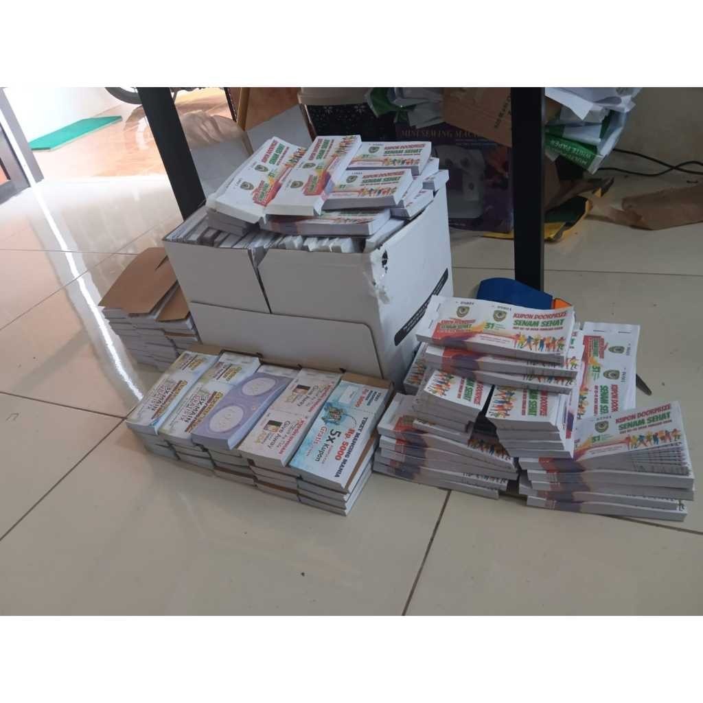 Cetak KUPON UNDIAN/ KARCIS PARKIR/ KUPON JALAN SEHAT / TIKET SOBEK / TIKET WISATA/ TIKET EVENT/ KUPO
