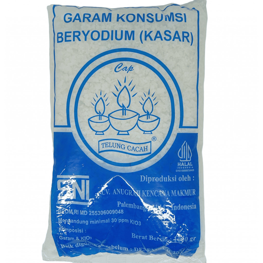 

[Garam] Telung Cacah - Garam Kasar | Kemasan 1kg