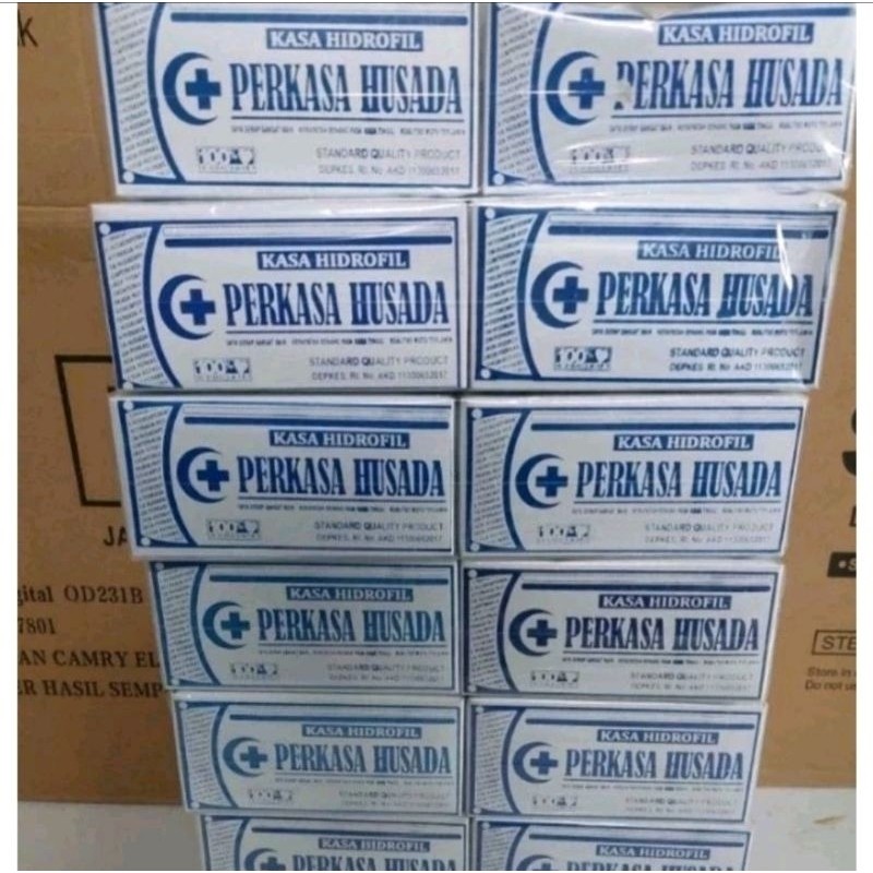 Kasa Hidrofil/ Kasa Steril Perkasa Husada 16x16 isi 10box Original
