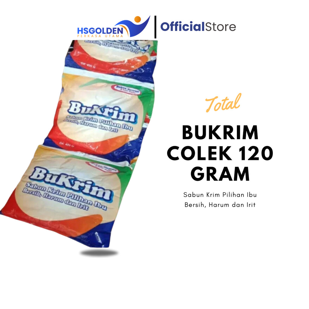 BUKRIM Sabun Colek Krim Cuci 120 Gram Termurah