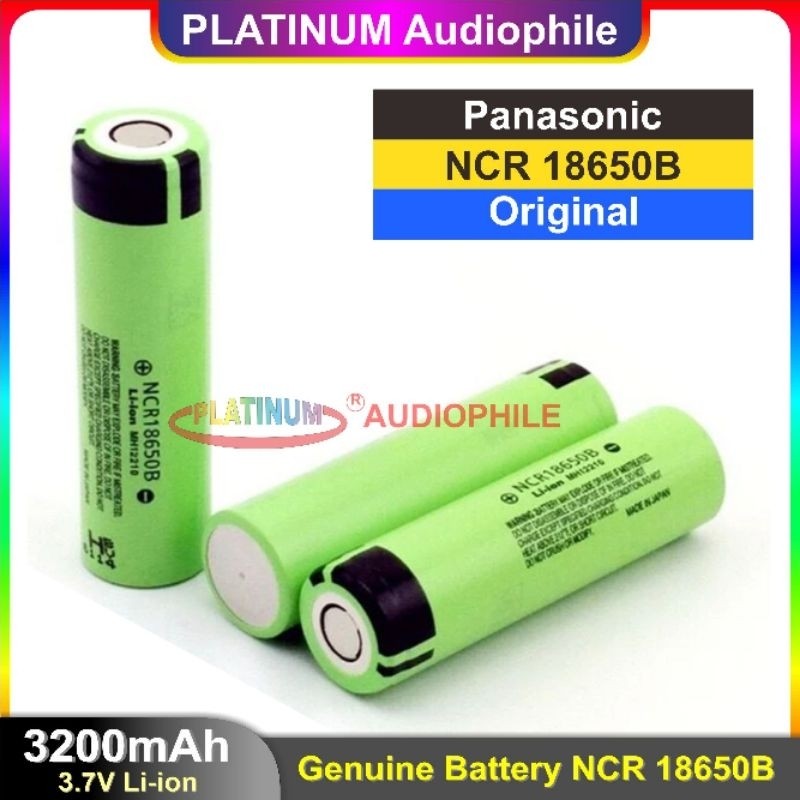 Baterai 18650 Panasonic NCR18650B Original Battery Lithium Li-ion NCR 18650B 3200MAH