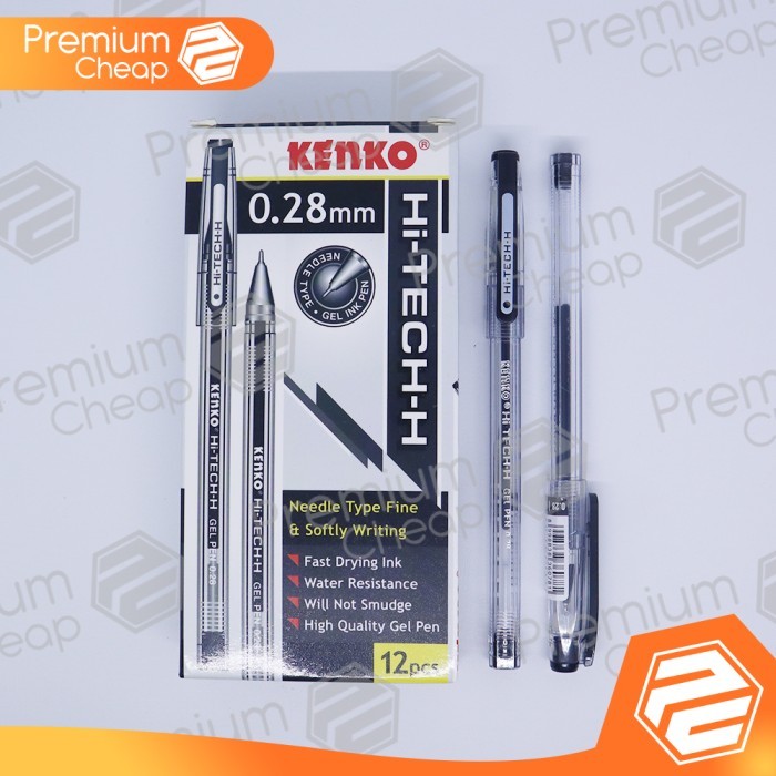 

TERBARU Pen Hi Tech Kenko Hitech Biru/Hitam (per lusin) - Biru