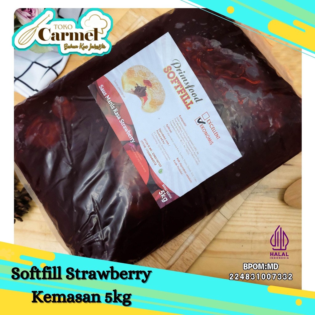 

Selai Softfill Ekonomis Primsfood 5kg Selai Roti Panggang