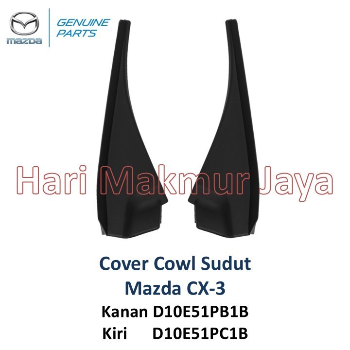 Cover tutup cowl side sudut kanan kiri Mazda CX-3 CX3 2015 2016 2017 2018 2019 2020 2021 2022 2023 p