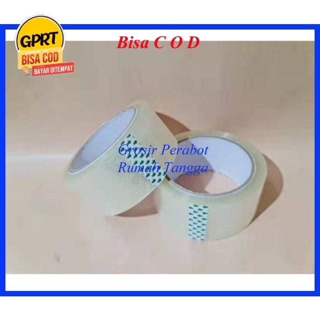 

GPRT Lakban 45mm 90Y Tape lakban bening / Isolasi bening/ Coklat