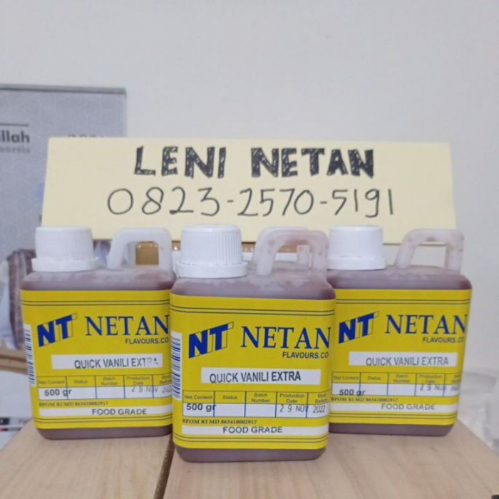 

netan vanili quick vanili ekstra 500ml / netan quick vanili ekstra