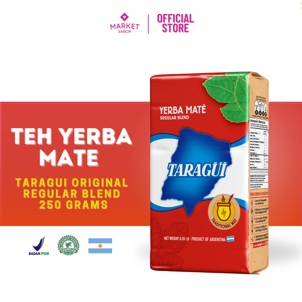 

Taragui Yerba Mate Original with stems 250g | Teh Botanikal Argentina