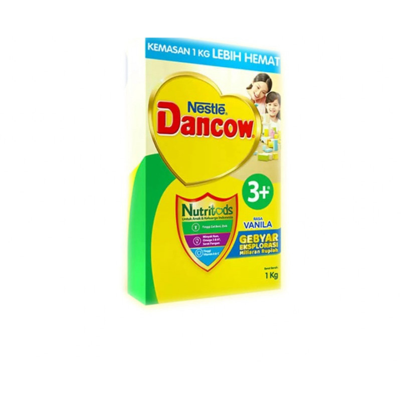 

DANCOW 3+ Imunutri Susu Pertumbuhan anak usia 5-6 tahun 1kg 1000gr