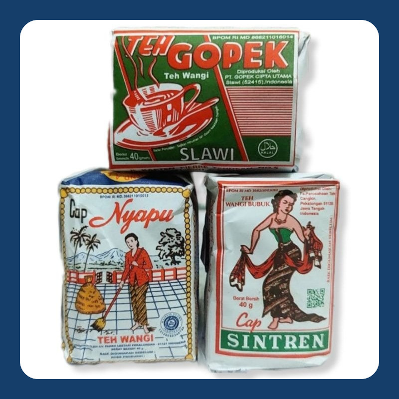 

Racikan teh khas solo sintren, nyapu dan gopek