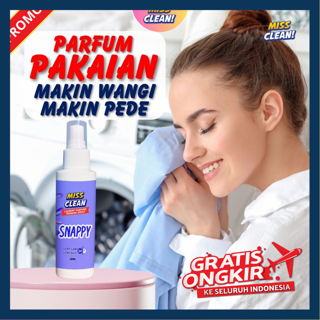 Pengharum parfume pewangi laundry setrika pakaian lemari tahan lama