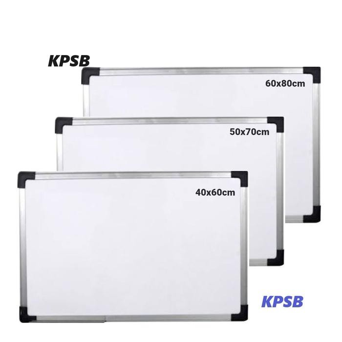 

Whiteboard Papan Tulis Putih Murah - 40X60