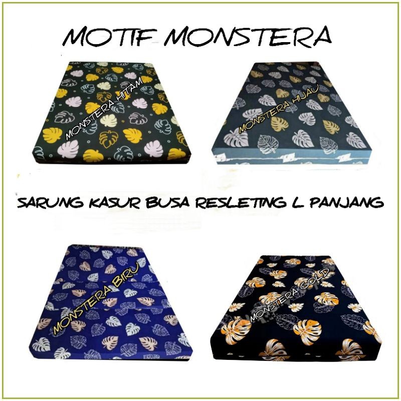 Sprei Kasur Busa Resleting Tebal 10-40cm / Sarung Kasur Busa Resleting Semua Ukuran