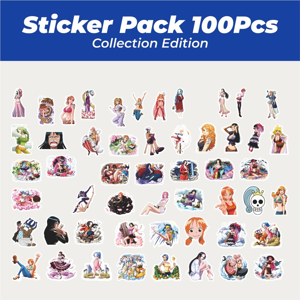 

Hot Stiker Anime One Piece Karakter Wanita Lucu Anti Air Stikers Berperekat Waterproof Sticker Decal Buat Motor Helm Buku Journal Koper Casing HP Laptop Botol Minum