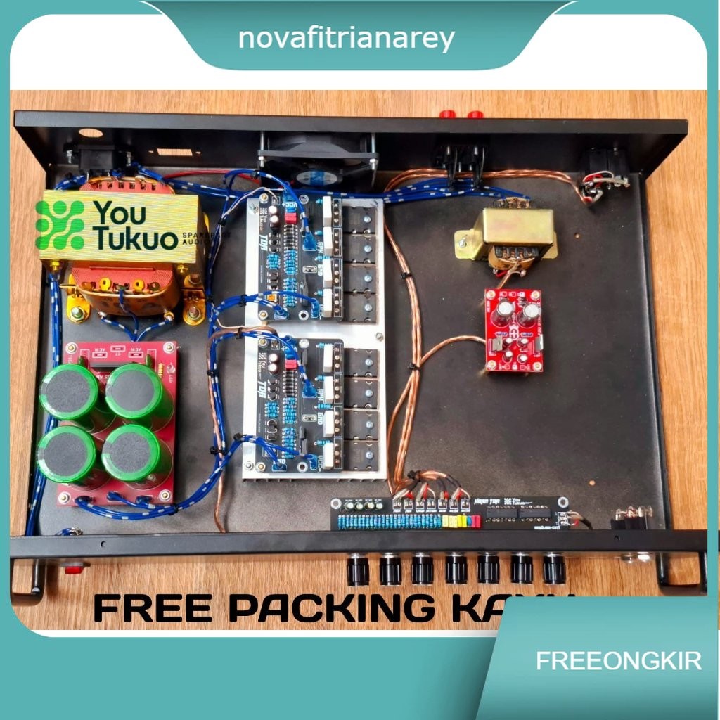 power amplifier rakitan 10 ampere ct 45v TOA / MID high