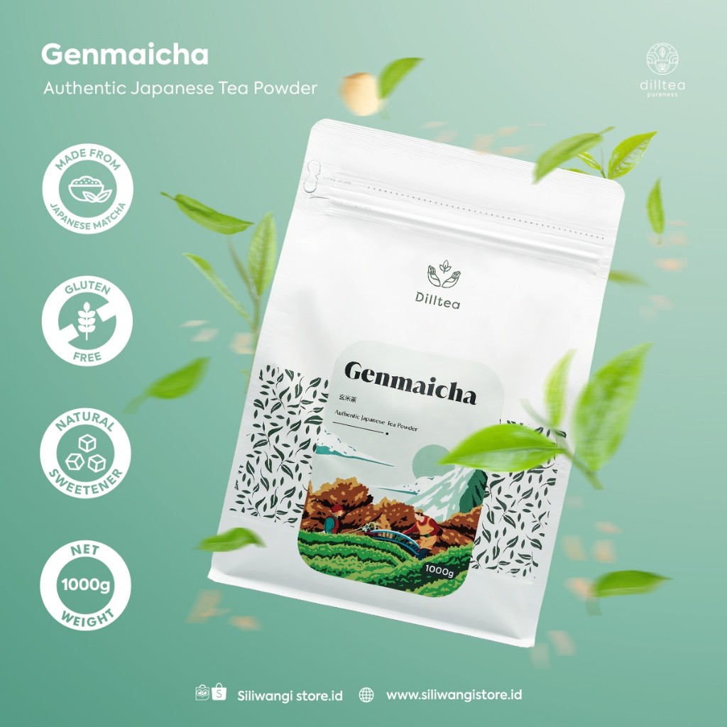 

DILLTEA - Genmaicha Powder / Japanese Tea With Roasted Brown Rice 1 KG