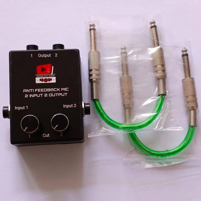 Anti Feedback / Noise Mic 2input 2output