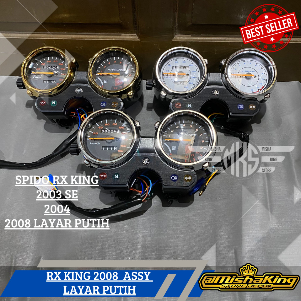 Spido Spedo Spidometer Yamaha Rx King New Set Emblem 2003 2004 2008