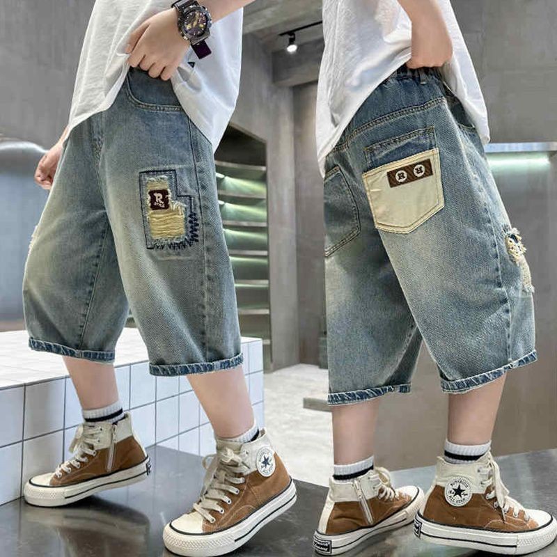 LCF180 celana levis pendek anak laki-laki/celana pendek  anak laki-laki