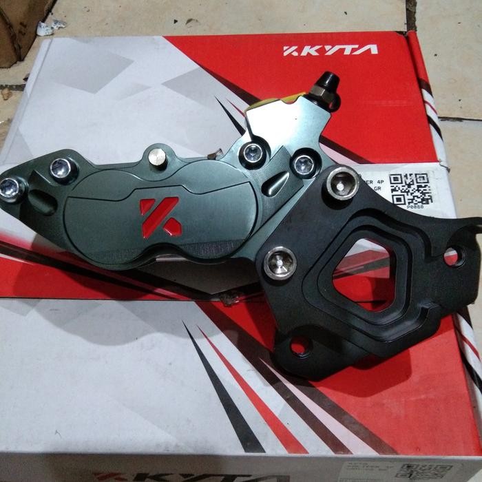 Kaliper KTC 4p Radial Depan X'MAX set Breket for disc r25
