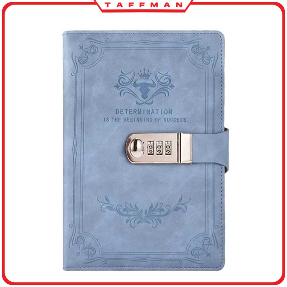 

TM - TODDI Buku Jurnal Leather Determination A5 200 Halaman Grid with Lock - TDD3