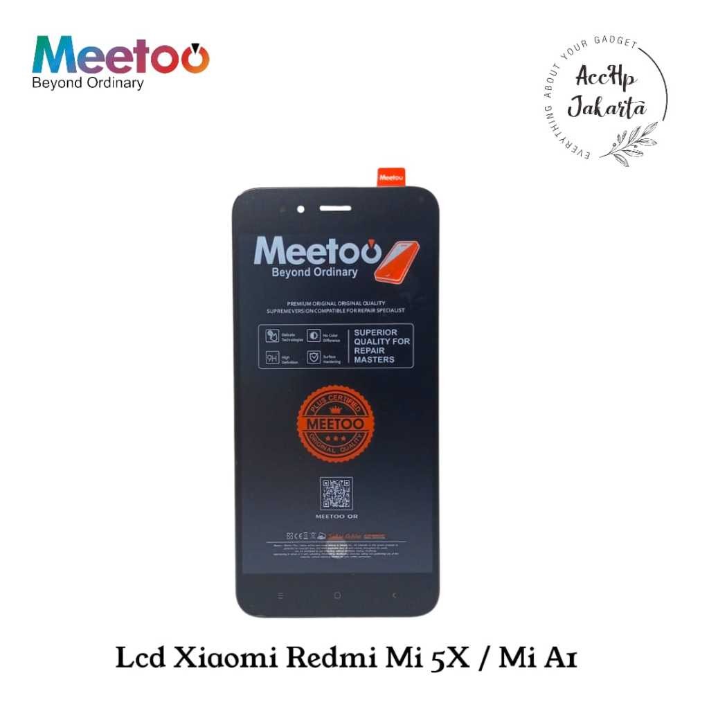 LCD Touchscreen Mi 5X / Mi A1 Meetoo Black Original Lcd Meetoo Mi 5x Mi a1 Original
