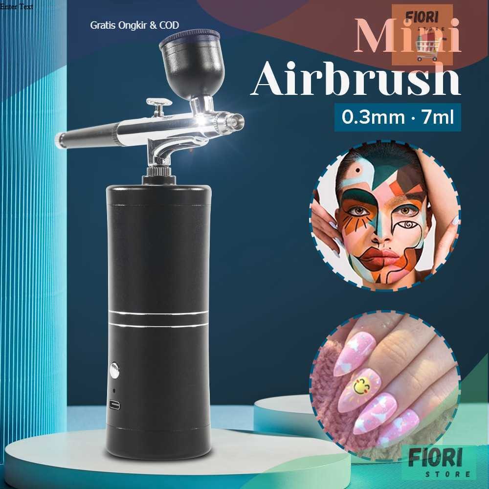 

KKMOON Air Compressor Airbrush Painting Art Spray Gun 0.3mm 7ml - ARP150