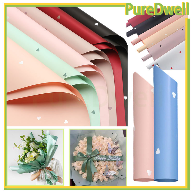 

Flower Wrapping Polkalove Kertas/ Buket LovePaper Cellophane/ Kertas Kado KB6134