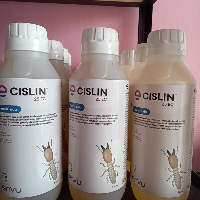 Cislin 25ec 1ltr obat basmi rayap kayu kering dan rayap tanah