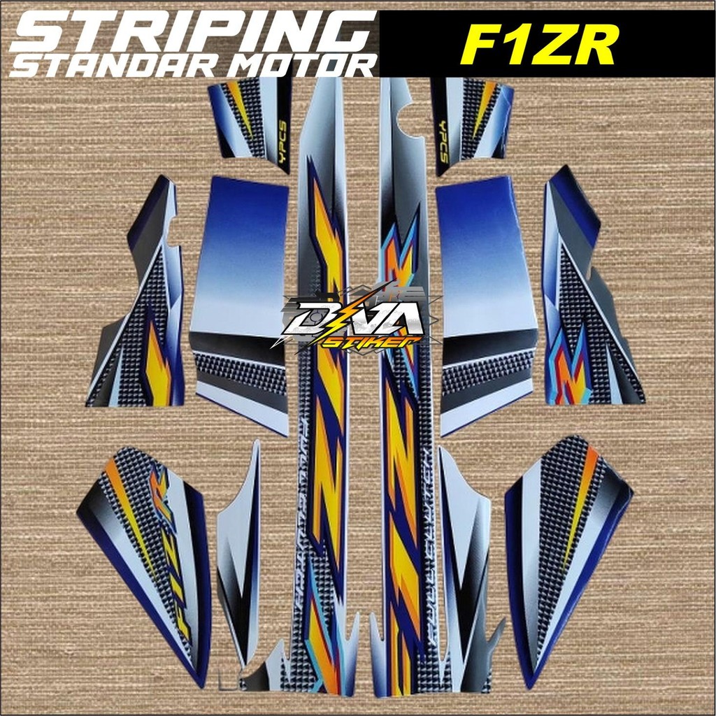 striping / sticker lis fizr 2004 biru putih / fiz r / f1zr