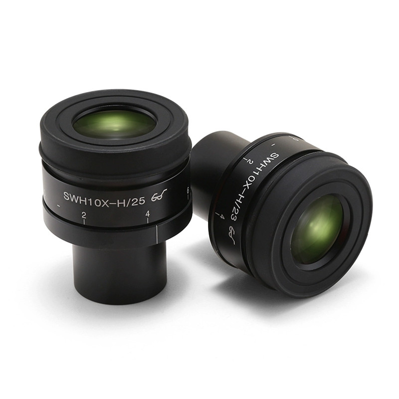 SWH10X-H/23 25 Binocular Trinocular Stereo Microscope Eyepiece Diopter Adjustable Wide Field 30mm Mo
