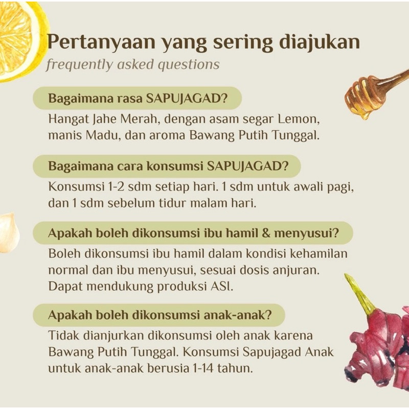 

Classica2106 Sapujagad 60Ml - Rahsa Nusantara Jus Bawang Putih Tunggal Membantu Menjaga Daya Tahan