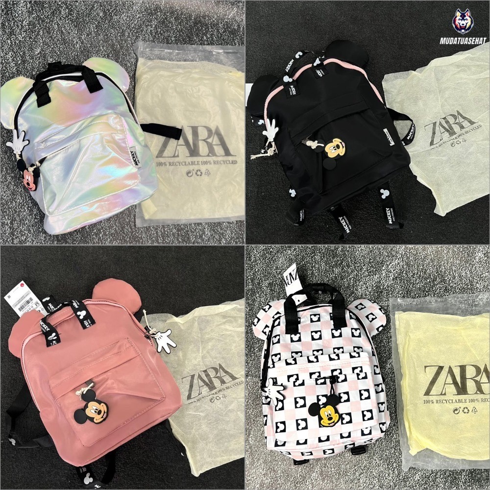 ZARA MINI BACKPACK / TAS RANSEL ANAK /  BAGPACK / TAS SEKOLAH / TAS KASUAL / TAS ANAK / TAS PRIA / T