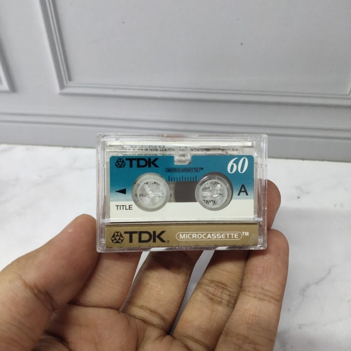 TDK MC60 60 Minutes Microcassette Kaset Pita Micro