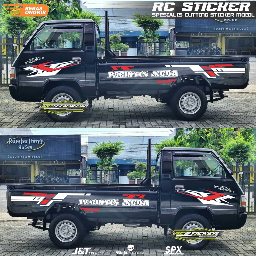 STICKER MOBIL PICK UP L300 CUTTING STICKER TERBARU PICK UP L300