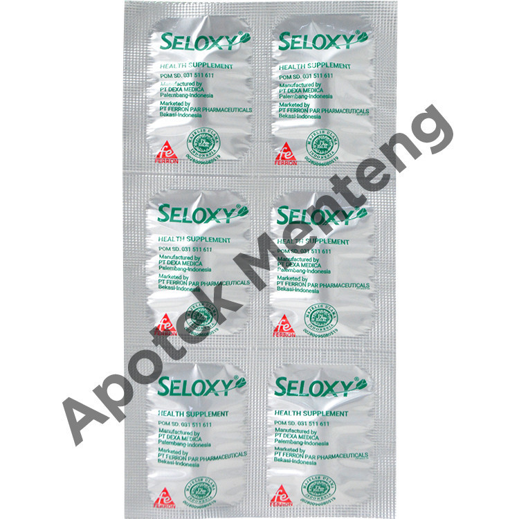 Seloxy 6 Kaplet - Vitamin A, C, E, dan Selenium
