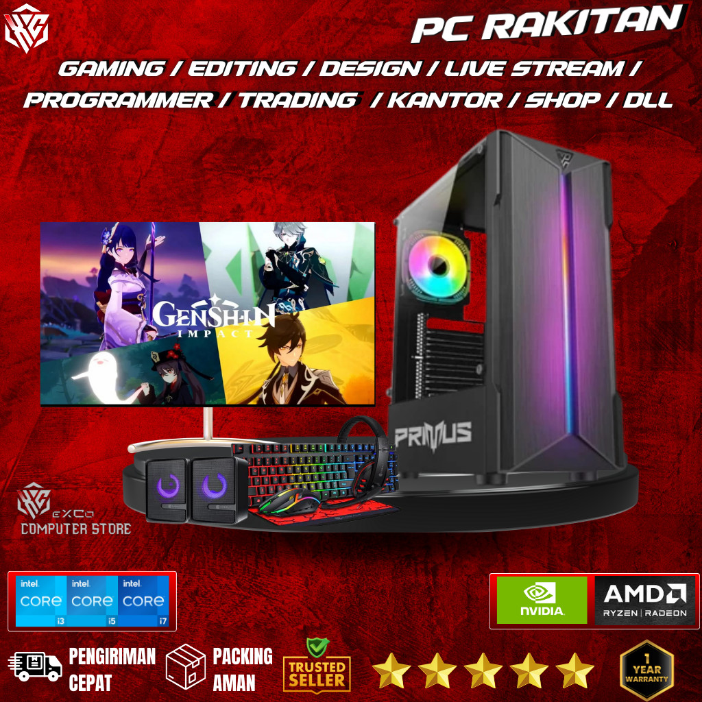 1 set komputer intel core i5 ram 16gb