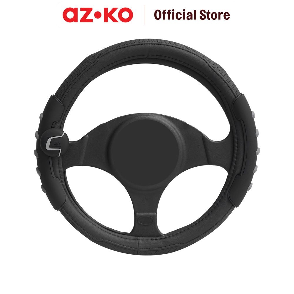AZKO Otto Klasse Sarung Stir Mobil Dengan Knob Handle Steer Cover Aksesoris Interior Mobil Case Seti