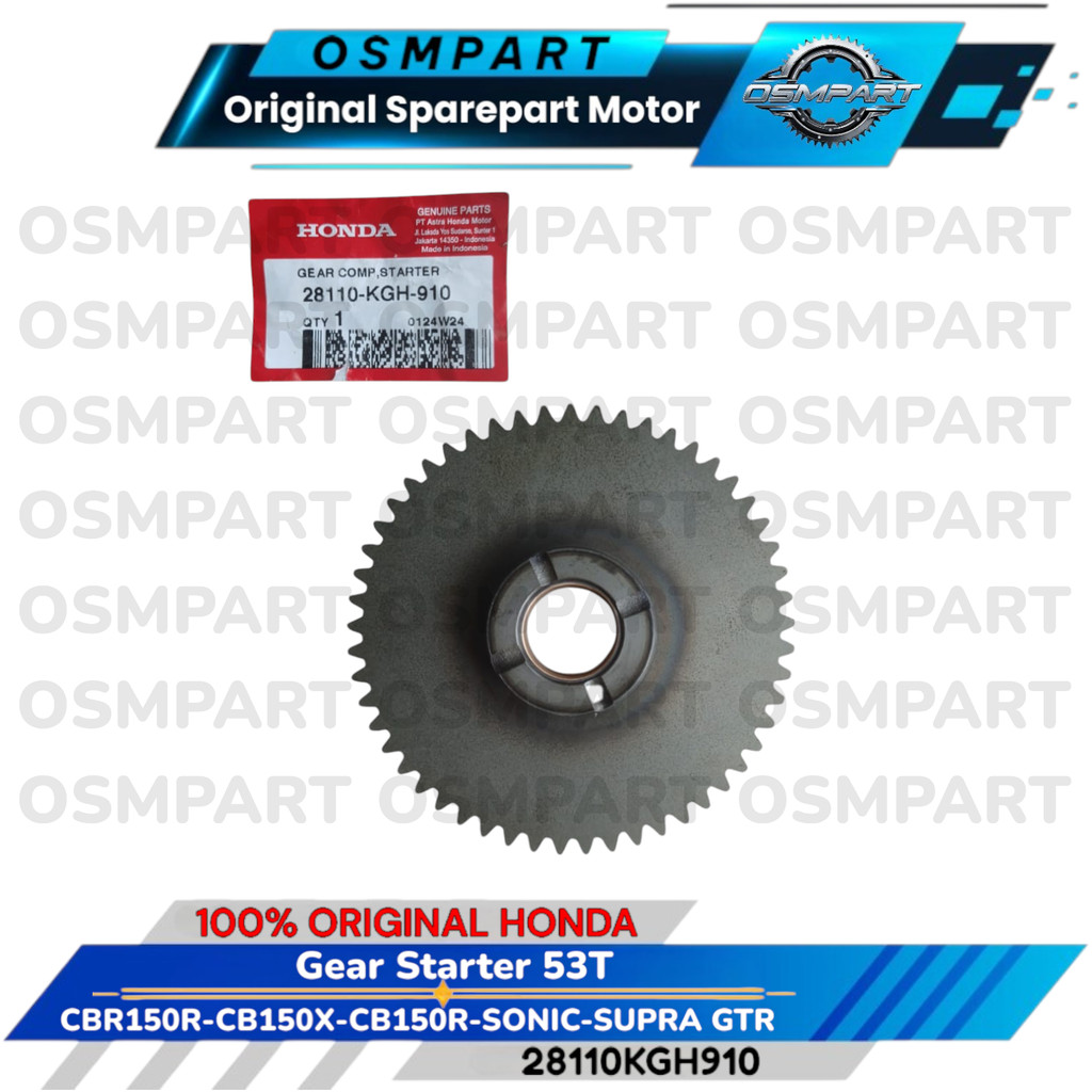 GEAR GIR GIGI STARTER STATER BESAR CB150R CB 150 R HONDA ORIGINAL 28110KGH910