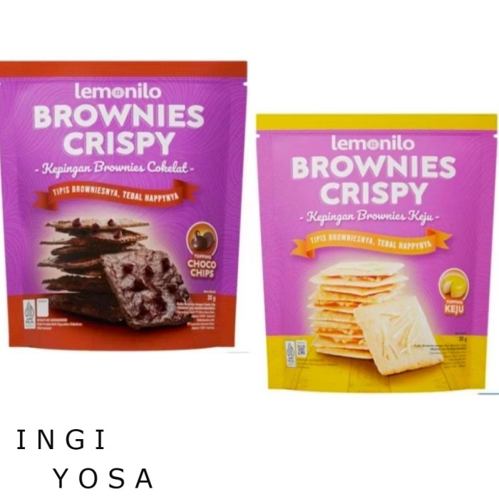 

Lemonilo Brownies Crispy 35 gr / biskuit lemonilo brownies