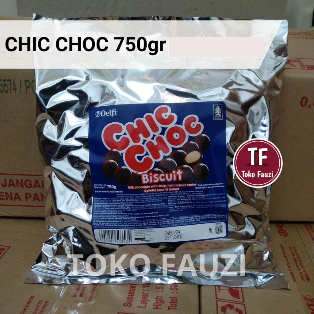 

Coklat Delfi ChicChoc Kemasan 750gr Edisi Spesial Ramadhan Idul Fitri exp 8 Oct 2025