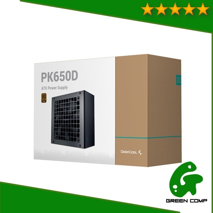 PSU / POWER SUPPLY DEEPCOOL PK650D - 650W 80+ BRONZE FLAT CABLE