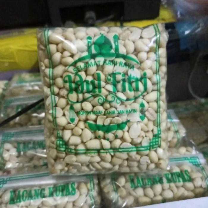 

NEW PAKET HEMAT [3 Pack] Kacang Kupas Idul Fitri 350gr - 1×350gr - 3×350gr