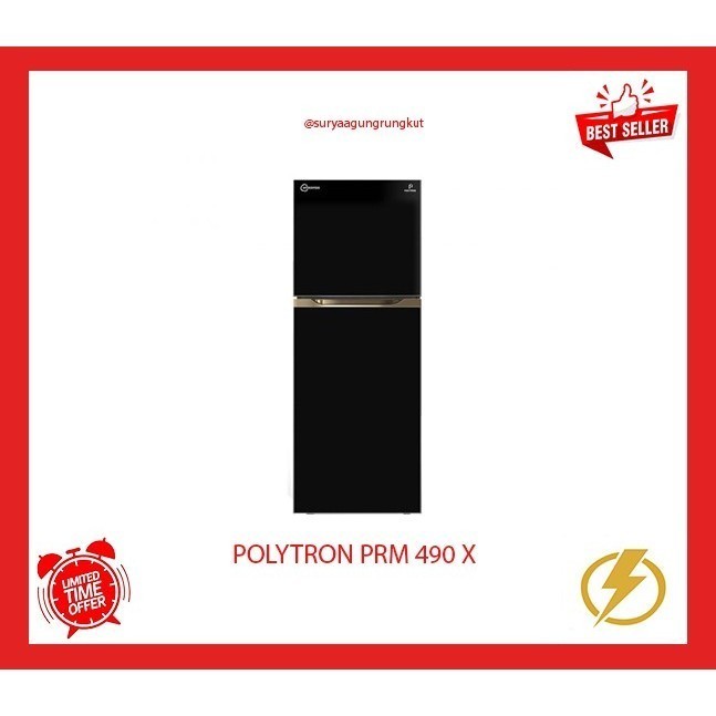 KULKAS POLYTRON 2 PINTU 350 LITER - PRM 490 X