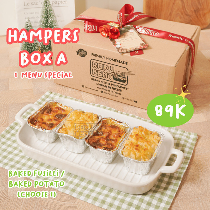 

Christmas Hampers BOX Frozen Food Roku Bento (Parsel Natal BOX) - Box A - Natal