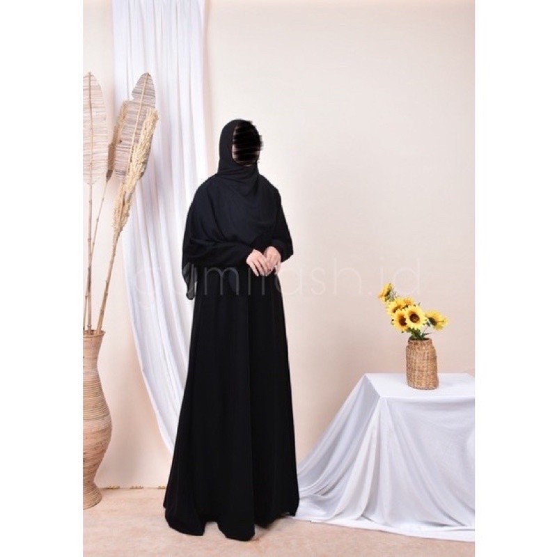 yb77bj ASQALA ABAYA | BASIC ABAYA | gumifash.id | abaya polos | abaya arab | gamis polos | abaya jet