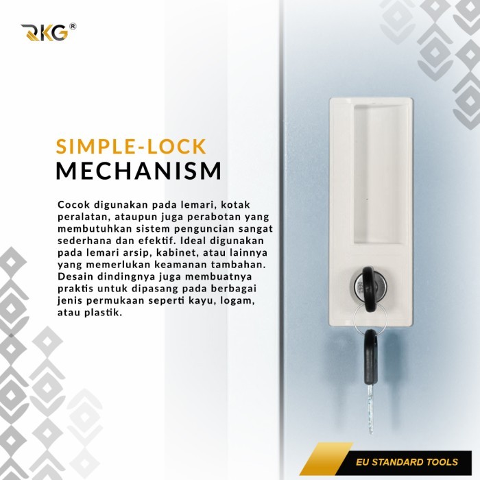 ID RKG KUNCI LEMARI LOKER DOKUMEN PENGUNCI LOCK SET