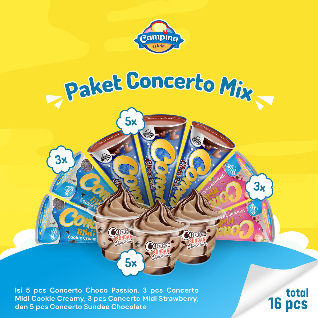 

Campina Concerto Mix - Es Krim